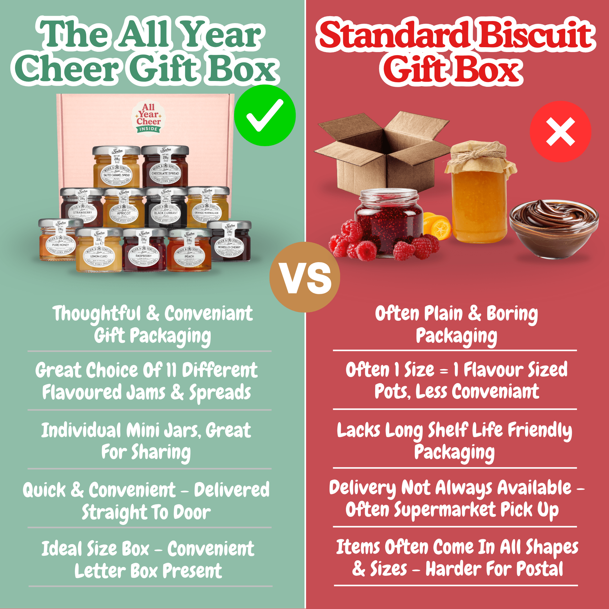 All Year Cheer 11 Flavour Luxury Tiptree Preserve - All Year Cheer