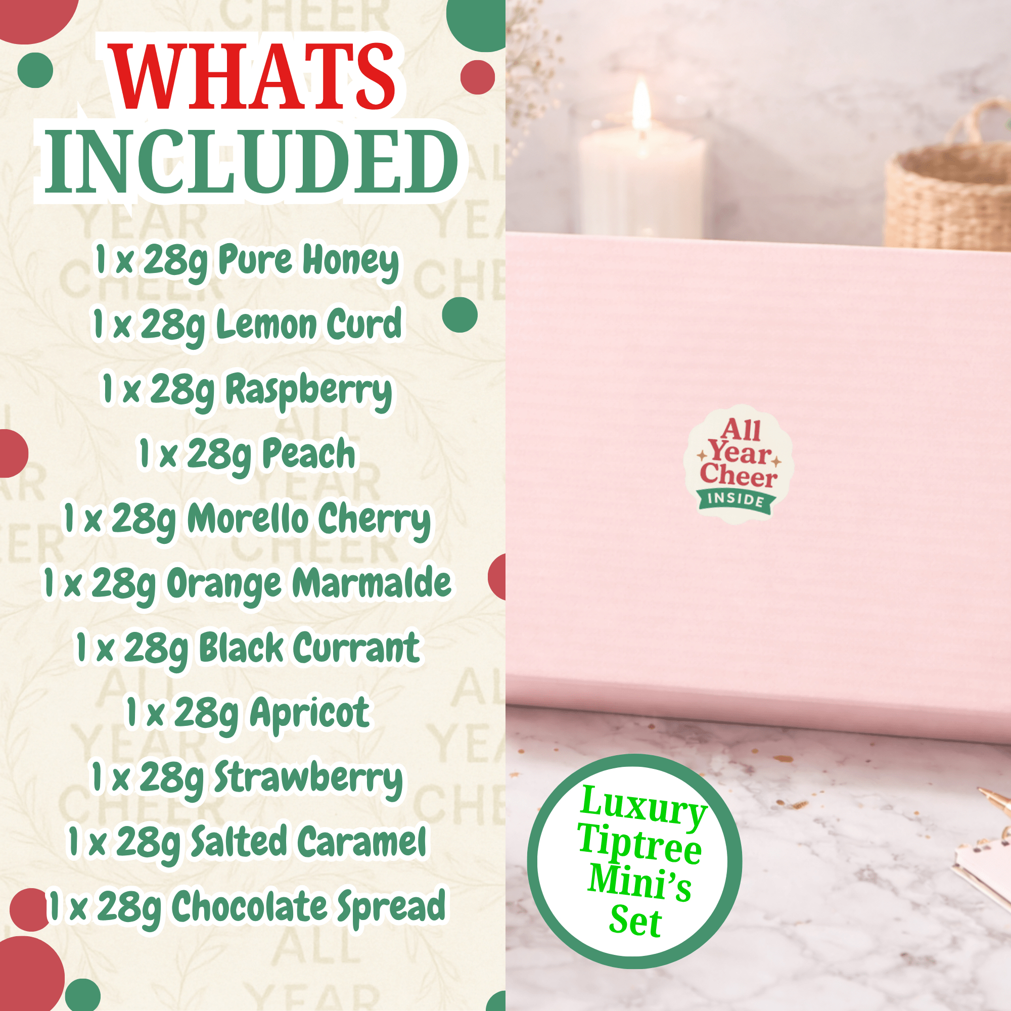 All Year Cheer 11 Flavour Luxury Tiptree Preserve - All Year Cheer