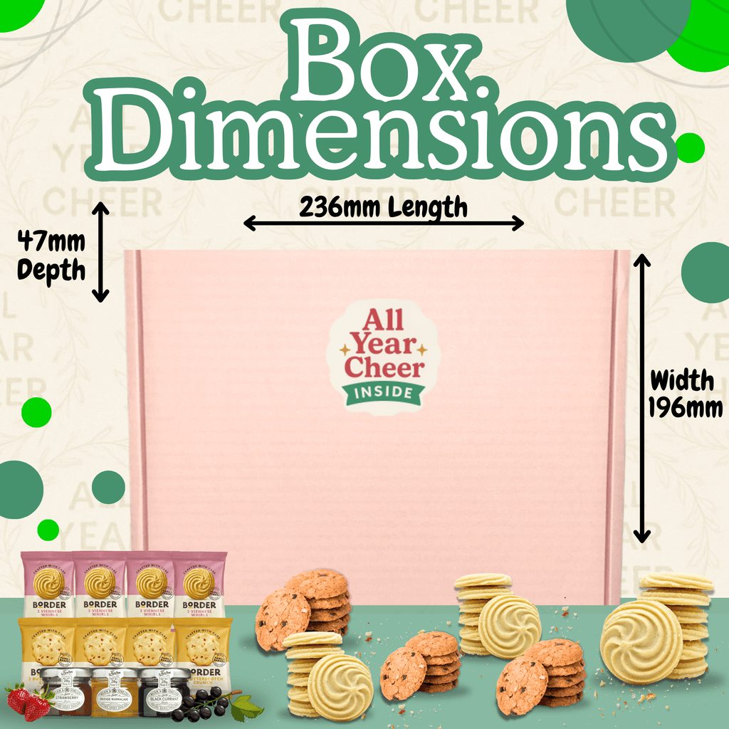 All Year Cheer Biscuit & Jam Gift Box – Border Biscuits Selection - All Year Cheer