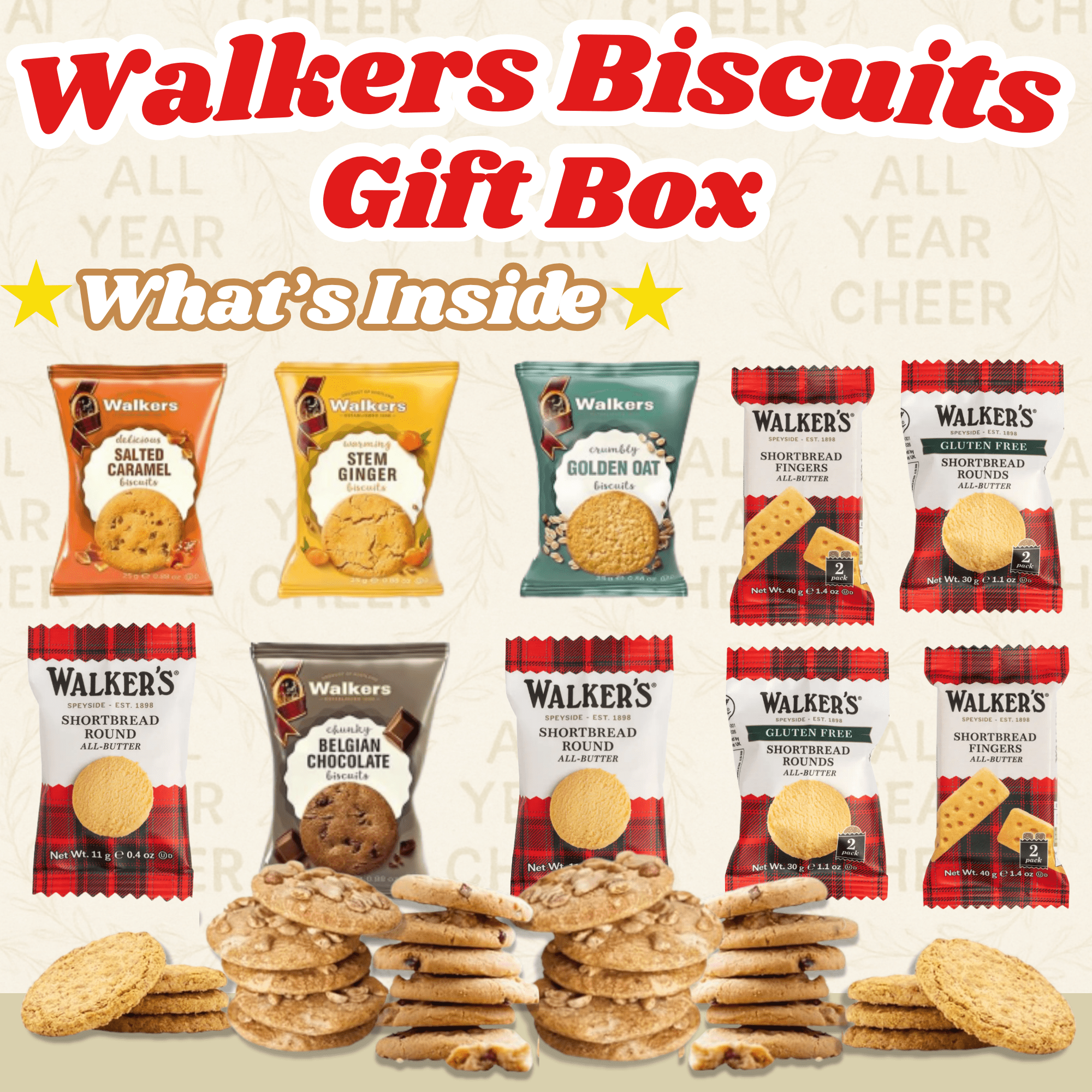 All Year Cheer Biscuit Tea Gift Hamper - All Year Cheer