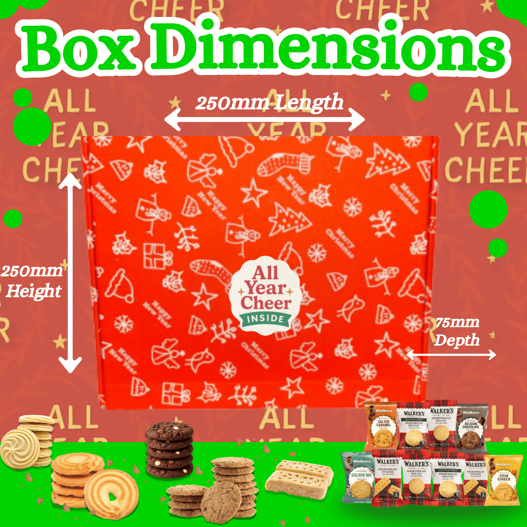 All Year Cheer Chirstmas Biscuit Tea Gift - All Year Cheer