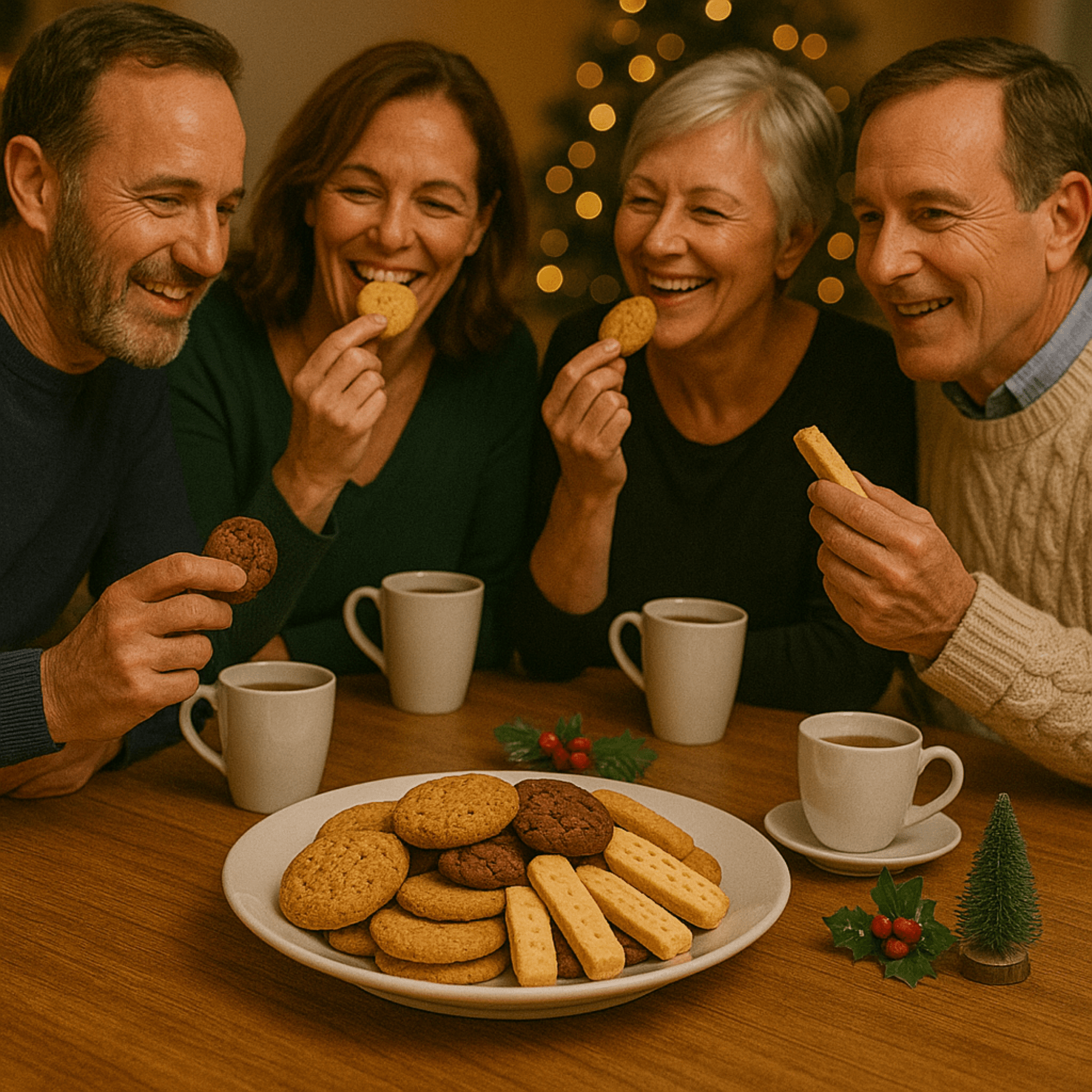 All Year Cheer Chirstmas Biscuit Tea Gift - All Year Cheer