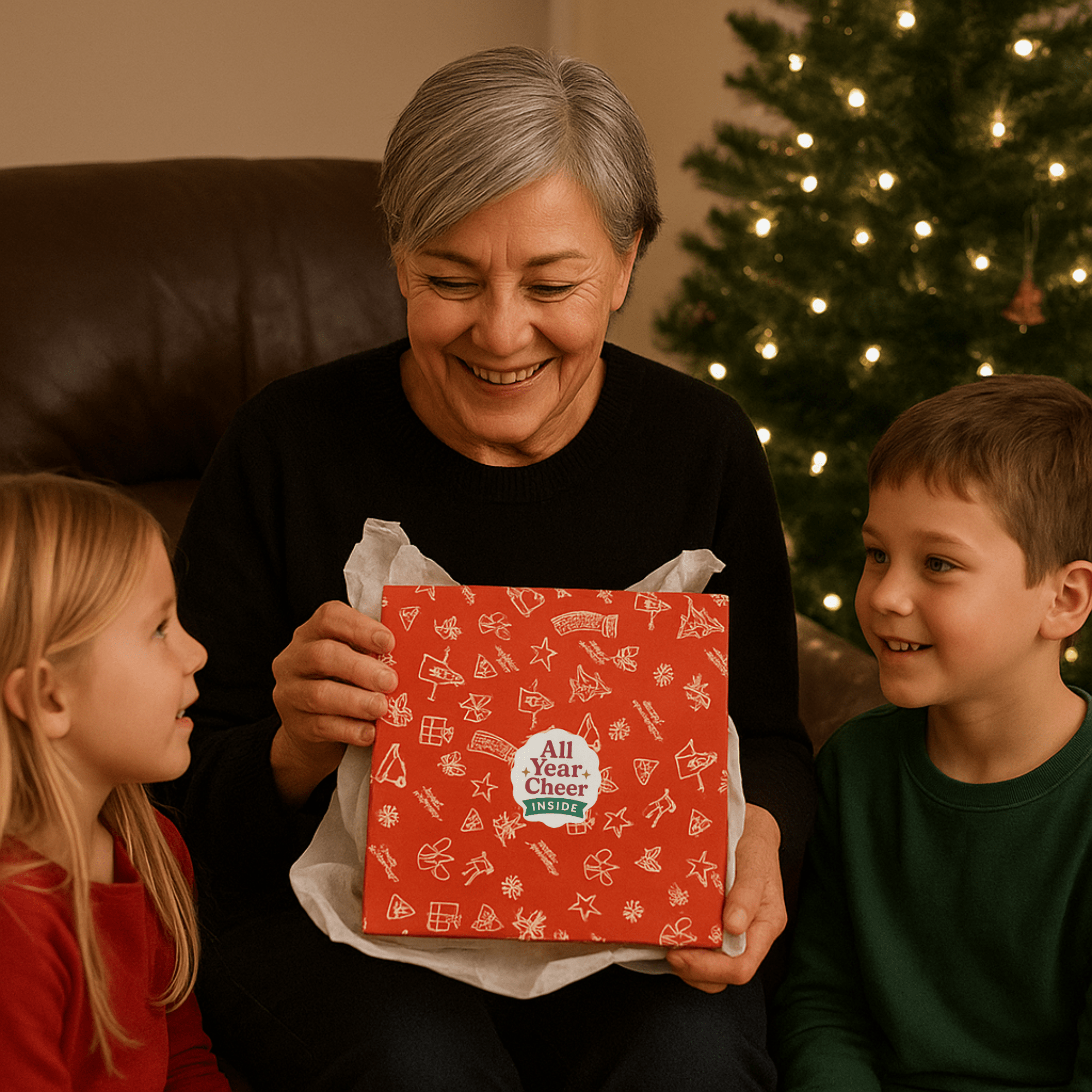 All Year Cheer Chirstmas Biscuit Tea Gift - All Year Cheer