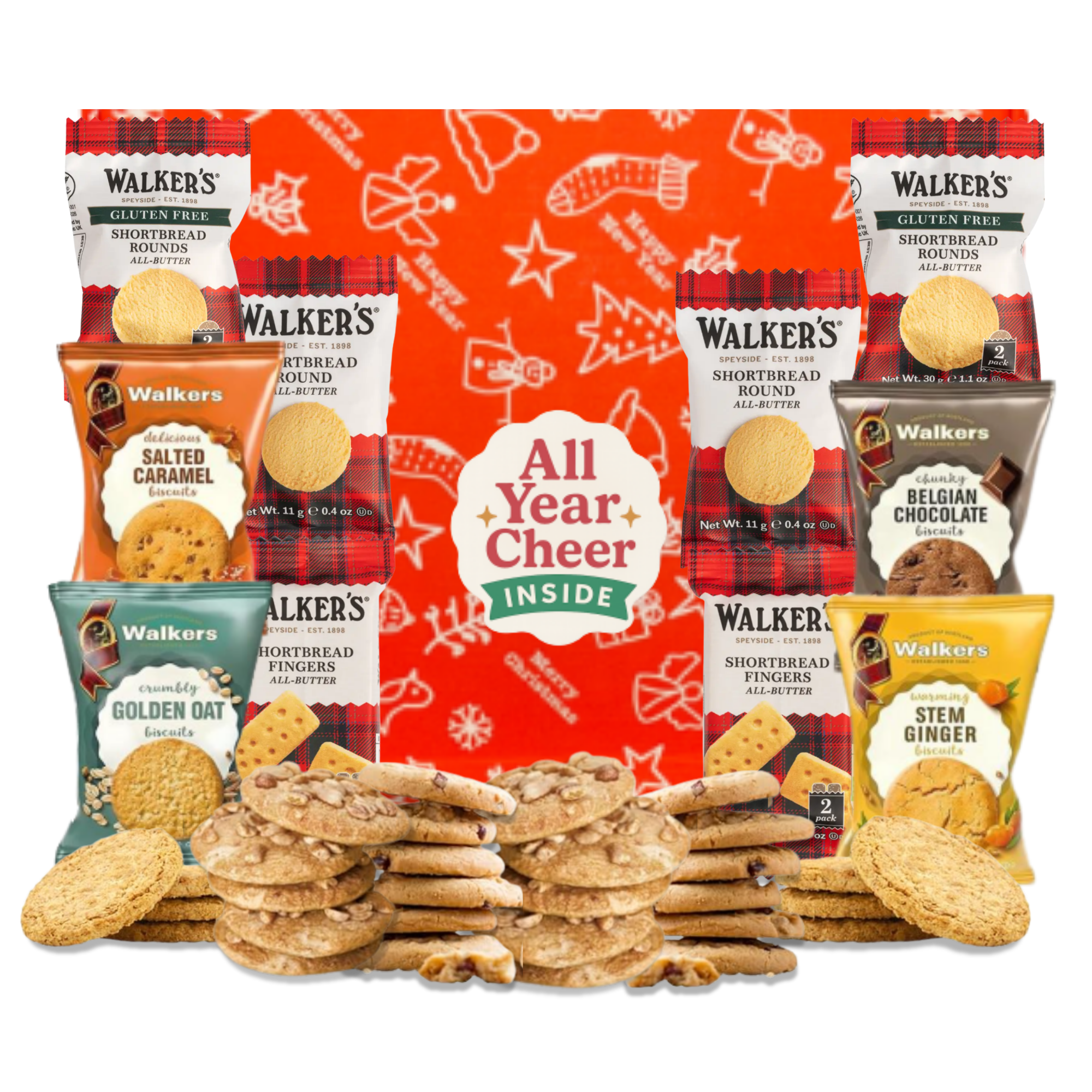 All Year Cheer Chirstmas Biscuit Tea Gift - All Year Cheer