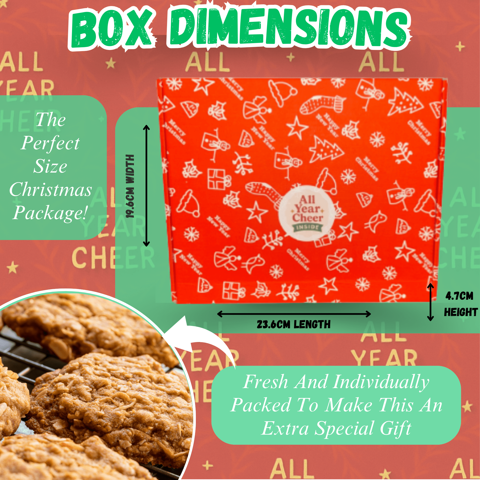 All Year Cheer Christmas 12 Pack Biscuit Tea Gift - All Year Cheer