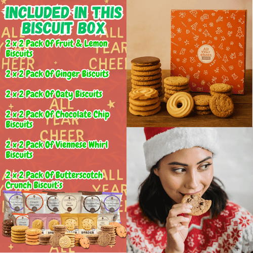 All Year Cheer Christmas 12 Pack Biscuit Tea Gift - All Year Cheer