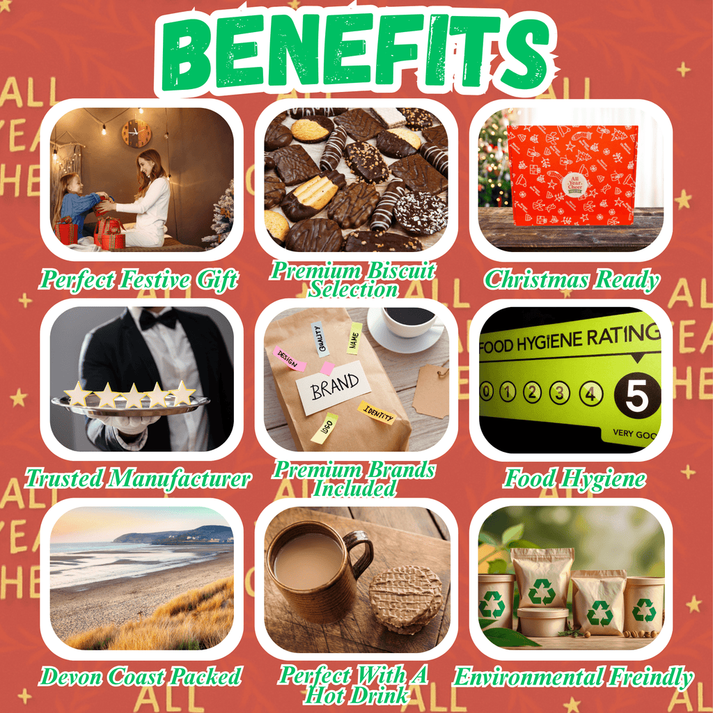 ALL YEAR CHEER Christmas Biscuits & Jam Gift Hamper - All Year Cheer