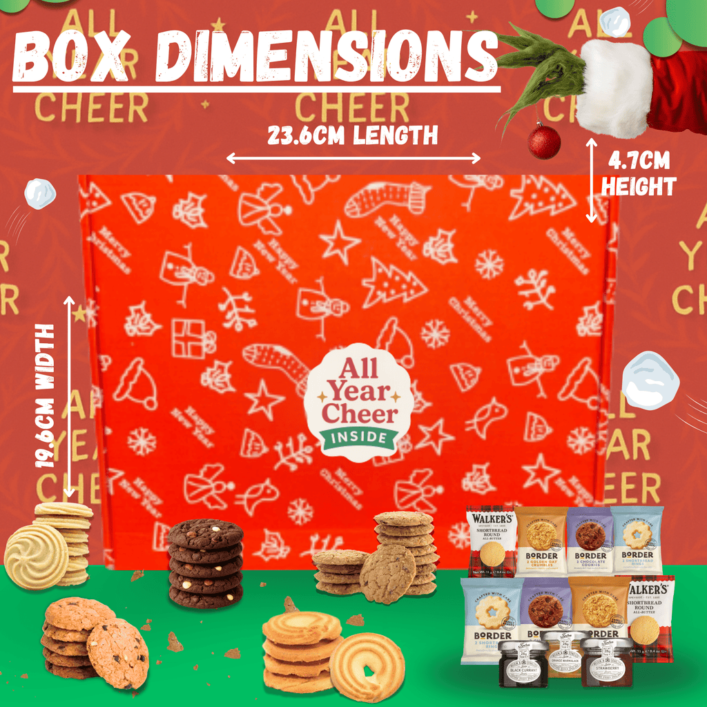 ALL YEAR CHEER Christmas Biscuits & Jam Gift Hamper - All Year Cheer