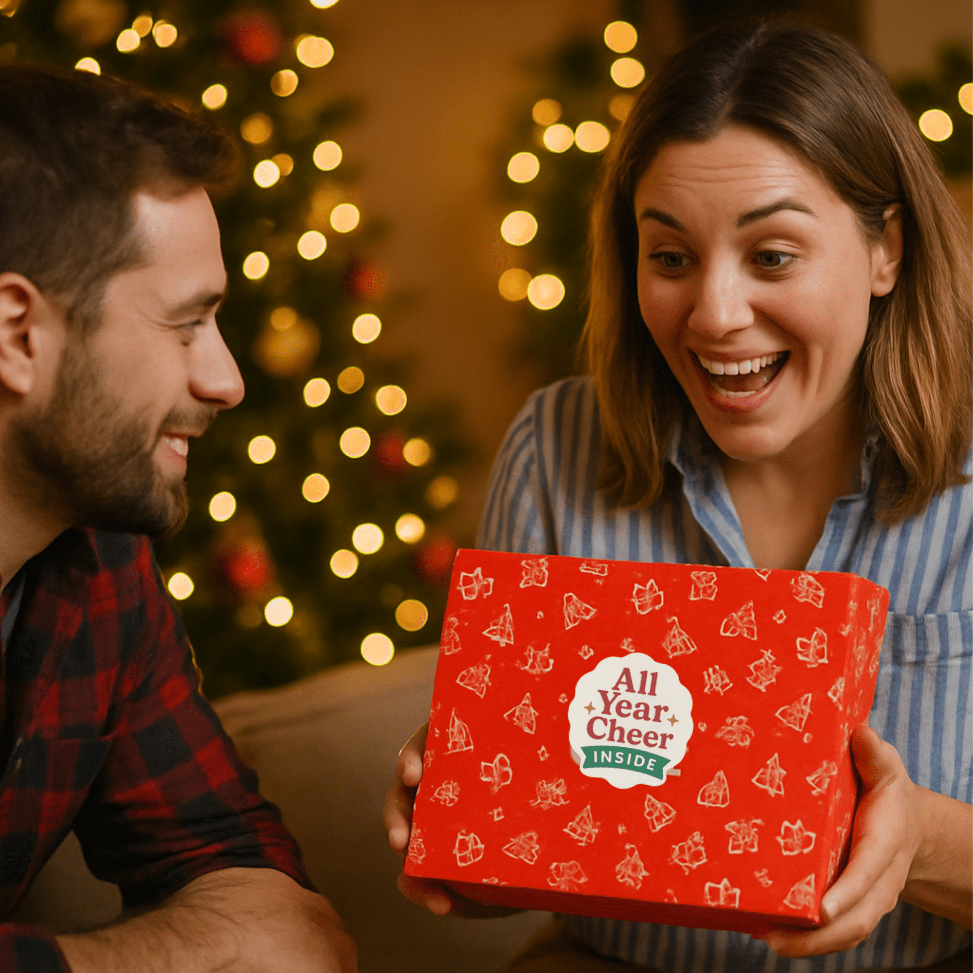 ALL YEAR CHEER Christmas Biscuits & Jam Gift Hamper - All Year Cheer