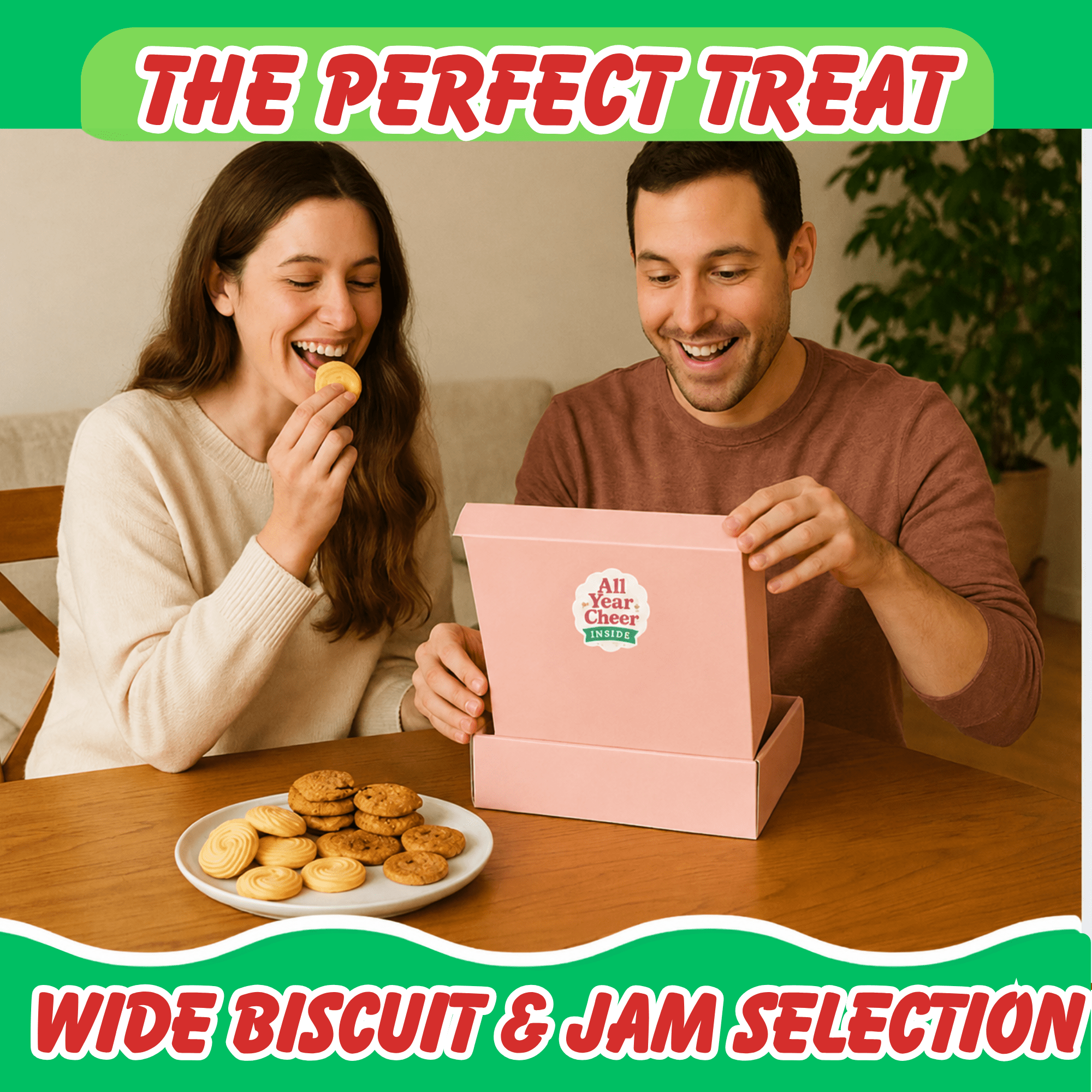 All Year Cheer Luxury Biscuit & Jam Gift Box - All Year Cheer