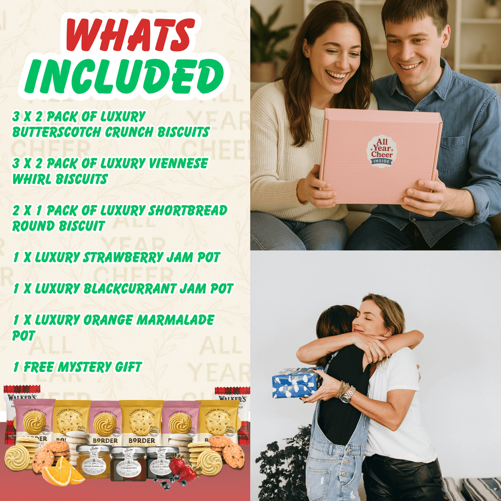 All Year Cheer Luxury Biscuit & Jam Gift Box - All Year Cheer