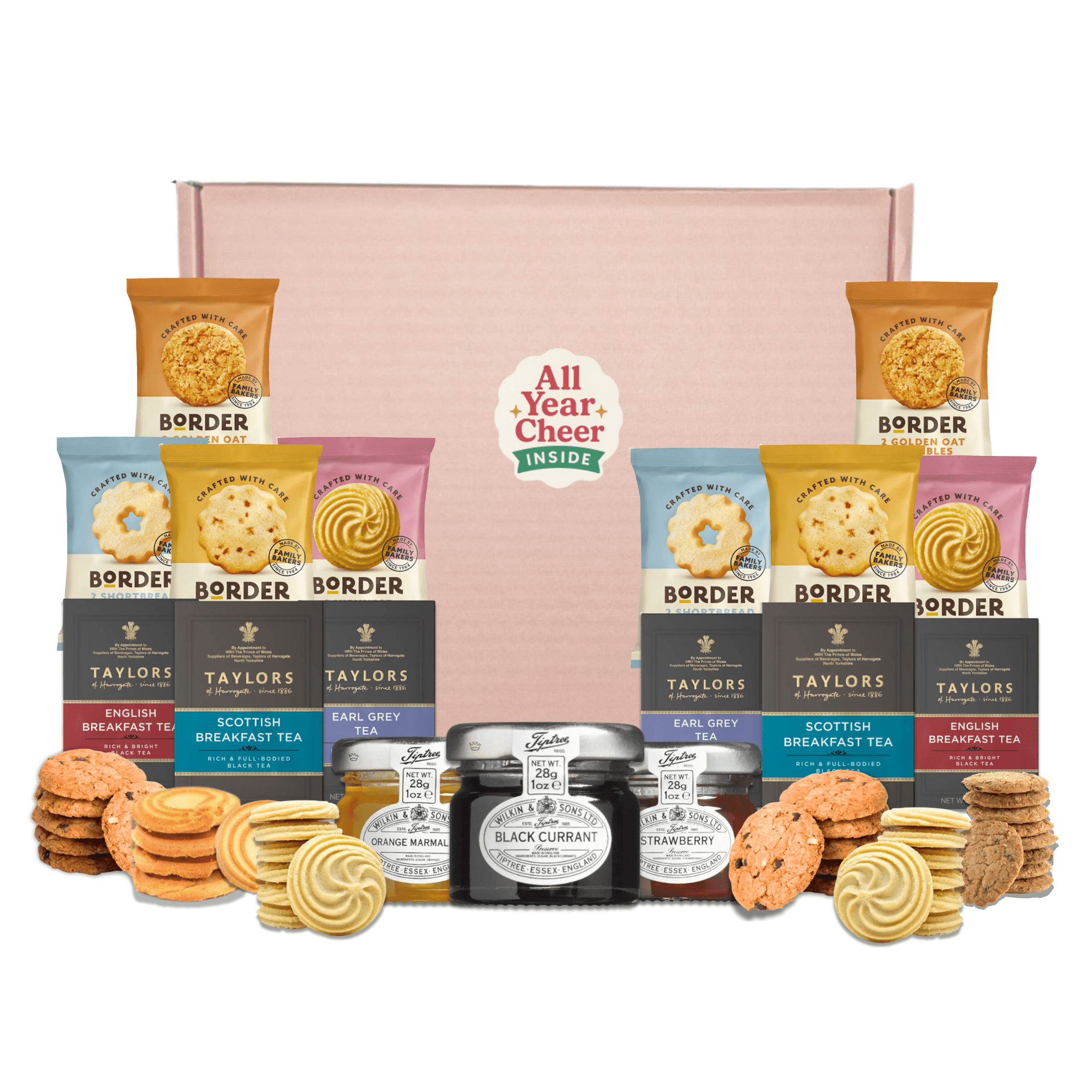 All Year Cheer Luxury Biscuit Tea Gift Box - All Year Cheer