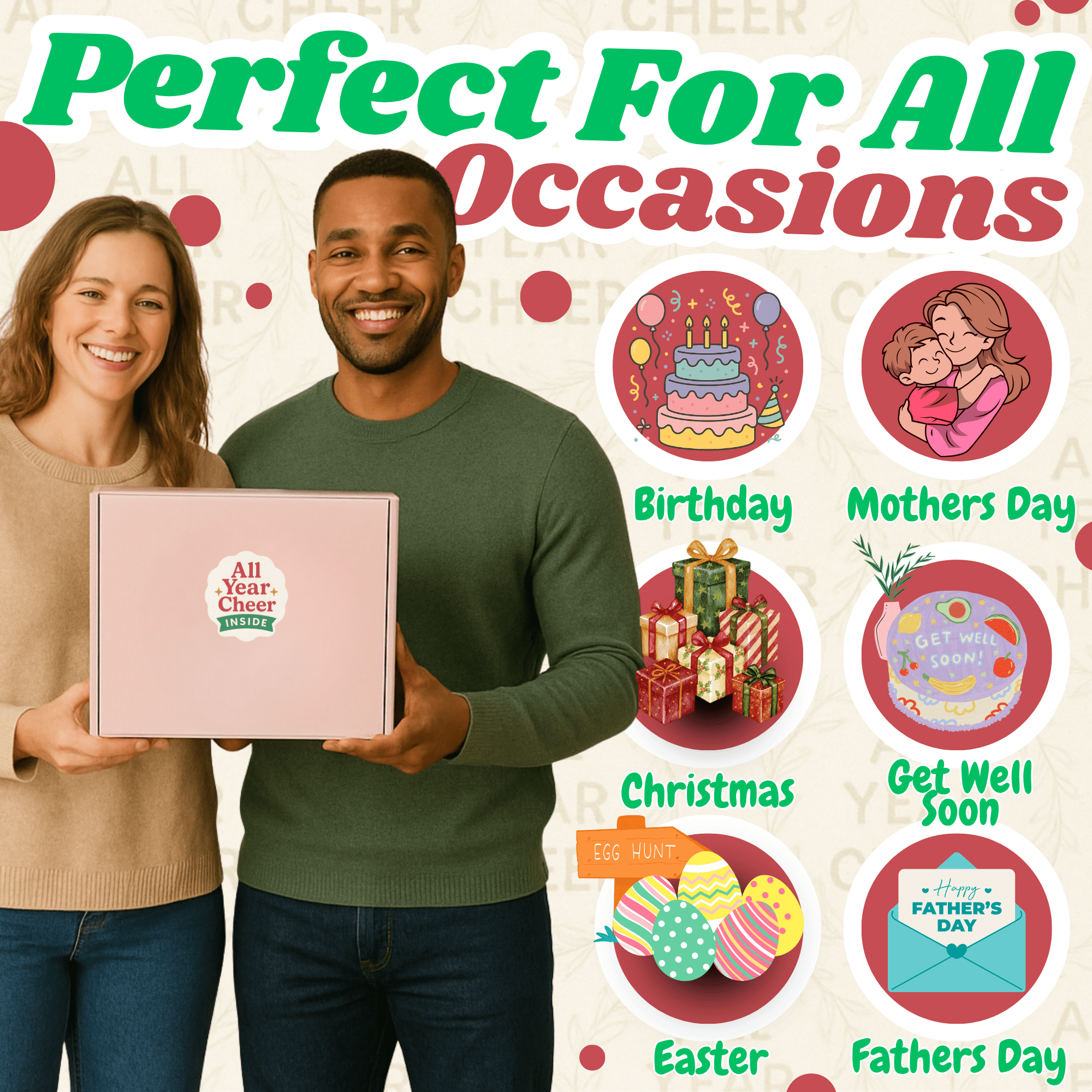 All Year Cheer Luxury Biscuit Tea Gift Box - All Year Cheer