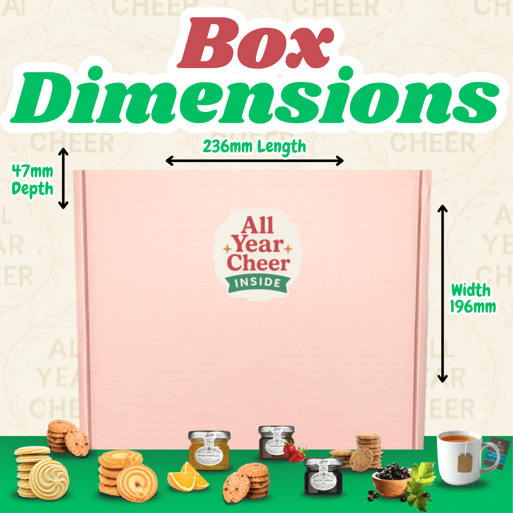 All Year Cheer Luxury Biscuit Tea Gift Box - All Year Cheer