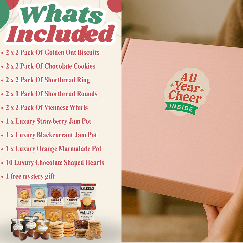 ALL YEAR CHEER Luxury Biscuits & Jam Gift Box - All Year Cheer