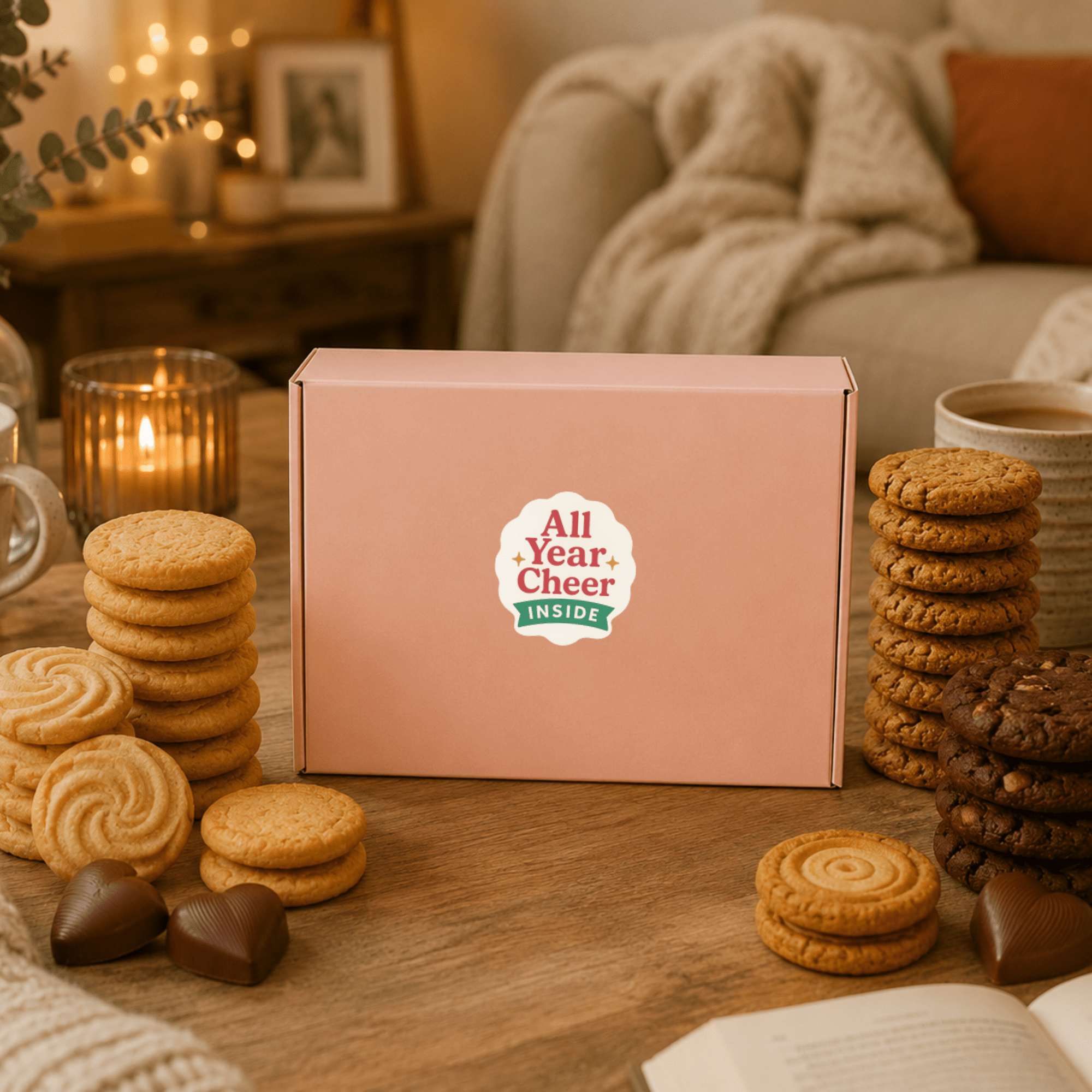 ALL YEAR CHEER Luxury Biscuits & Jam Gift Box - All Year Cheer