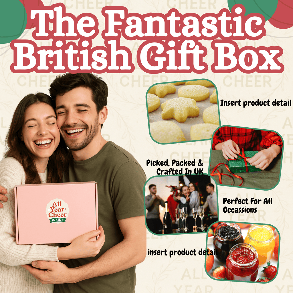 ALL YEAR CHEER Luxury Biscuits & Jam Gift Hamper - All Year Cheer