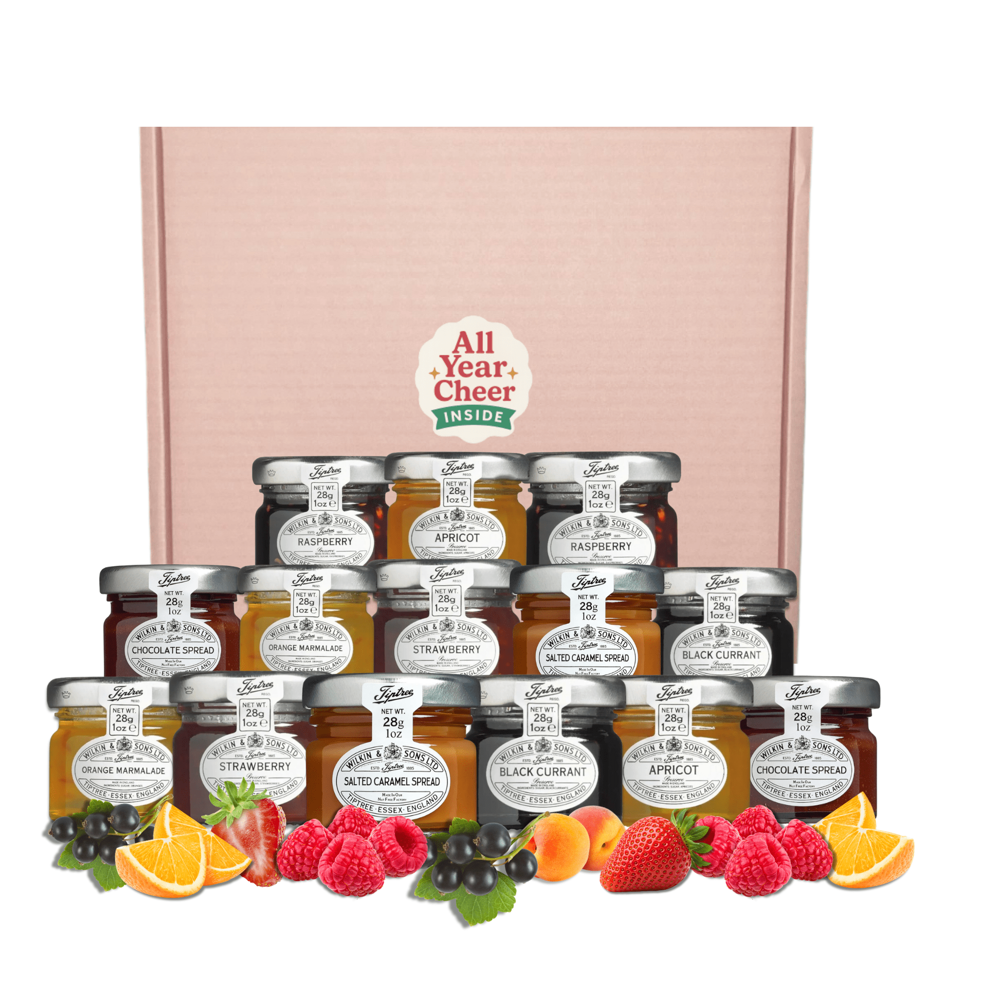 All Year Cheer Mini Jam and Spread Gift Set – 14 Pack - All Year Cheer