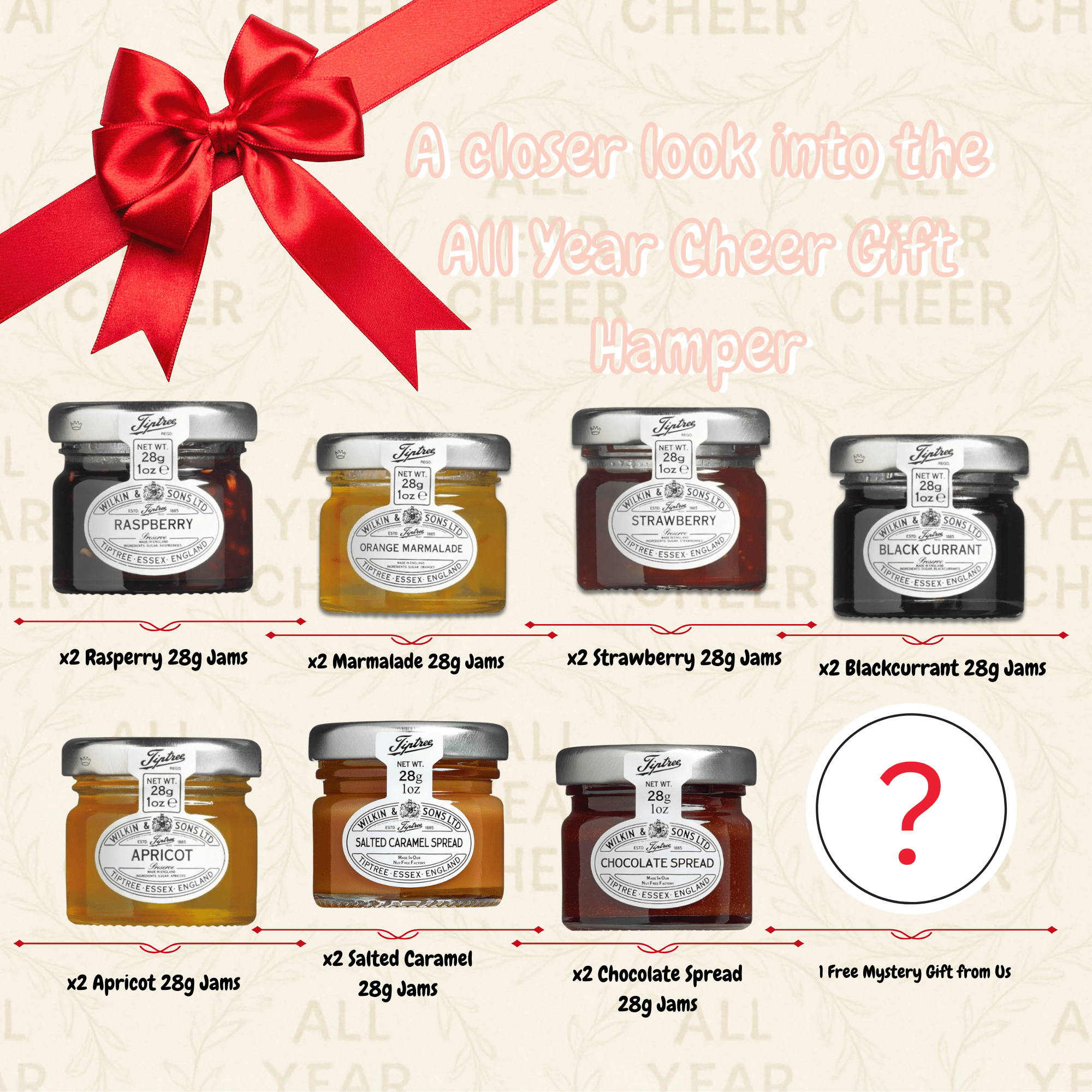 All Year Cheer Mini Jam and Spread Gift Set – 14 Pack - All Year Cheer
