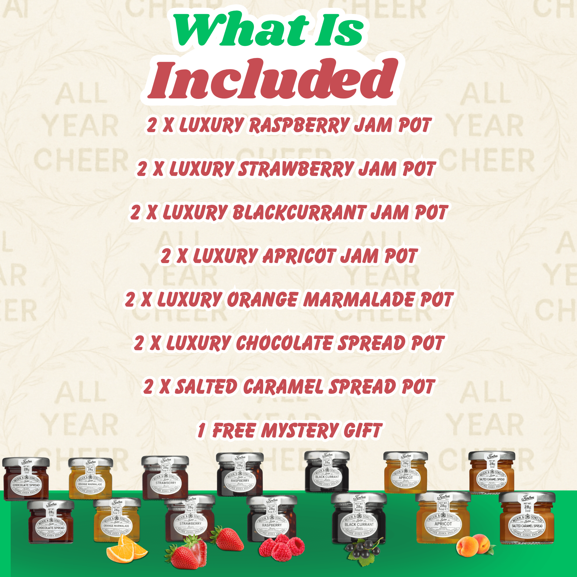 All Year Cheer Mini Jam and Spread Gift Set – 14 Pack - All Year Cheer