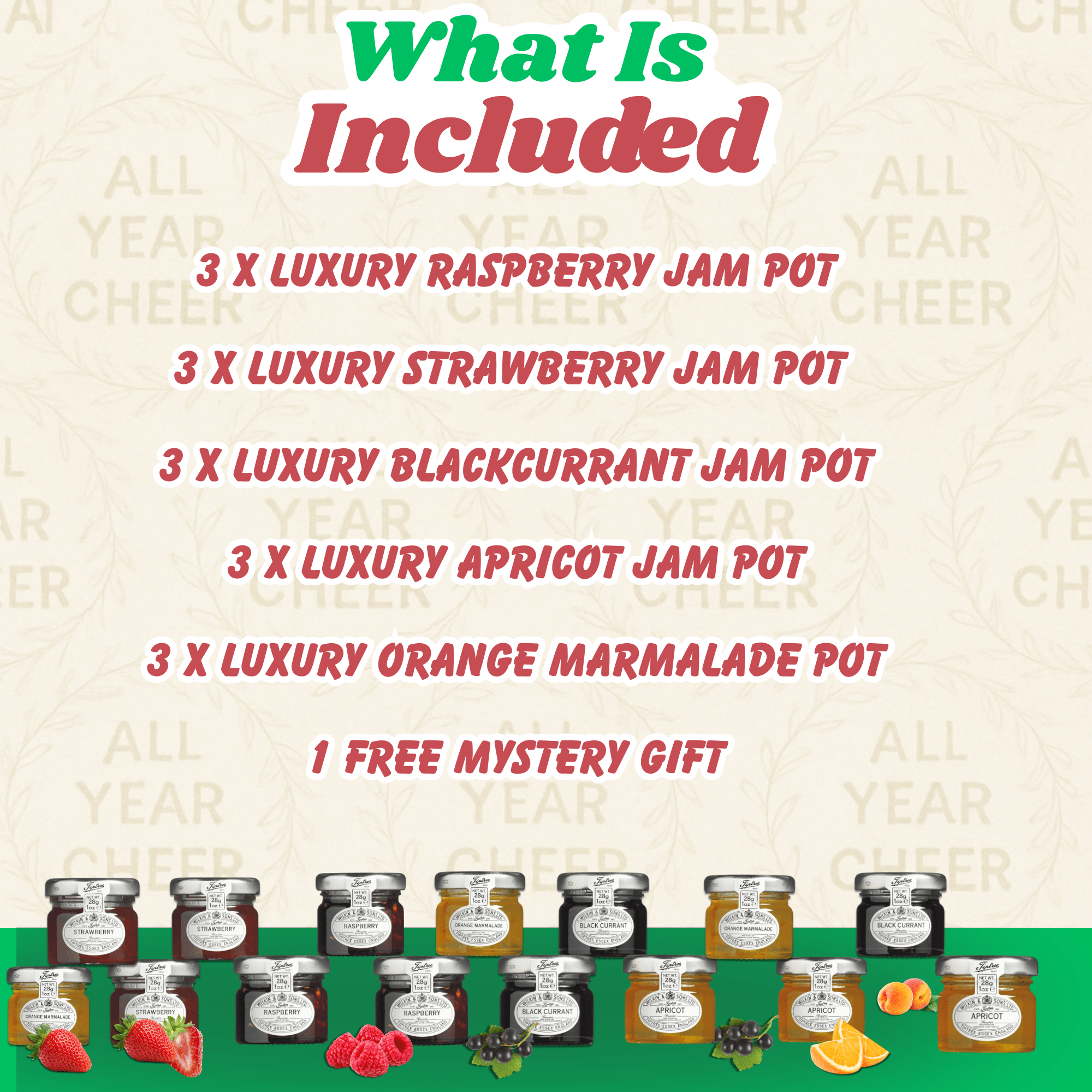 All Year Cheer Mini Jam and Spread Gift Set – 15 Pack - All Year Cheer