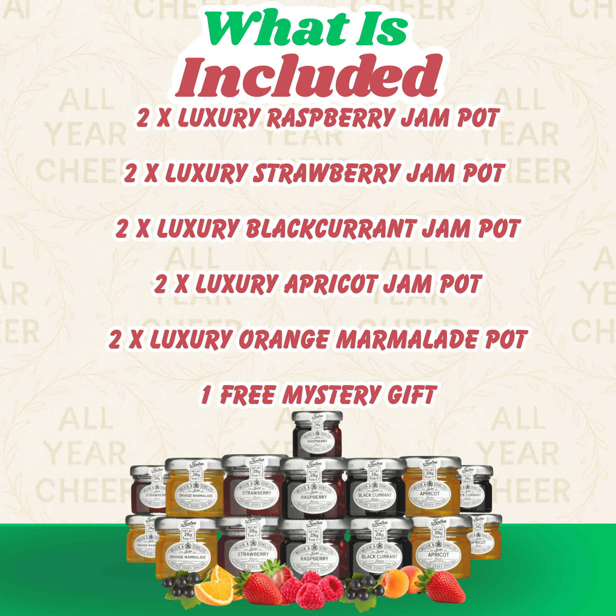 All Year Cheer Mini Jam Gift Set – 10 Pack - All Year Cheer